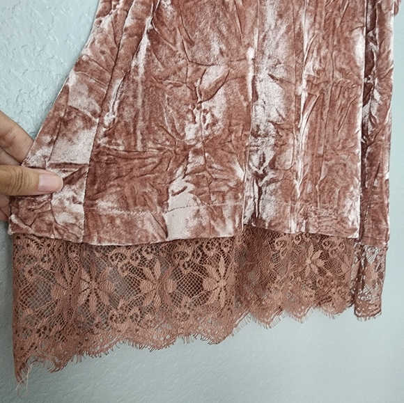 Francesca's Collection Velvet Tank Top - Picture 5 of 10